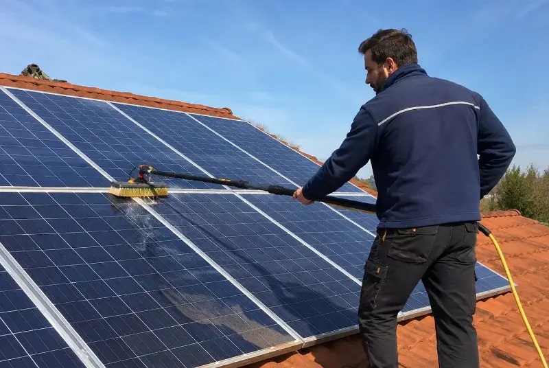 Nettoyage et entretien de panneaux solaires à Ancône