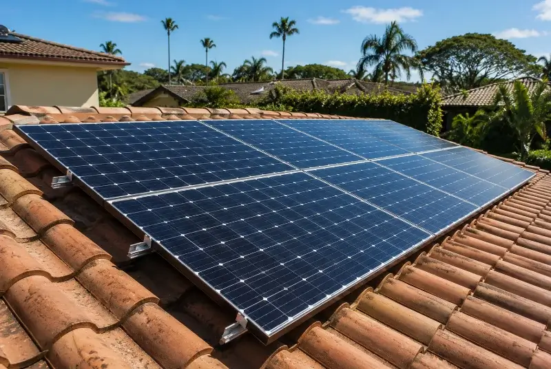 Installation de panneaux solaires à Ancône